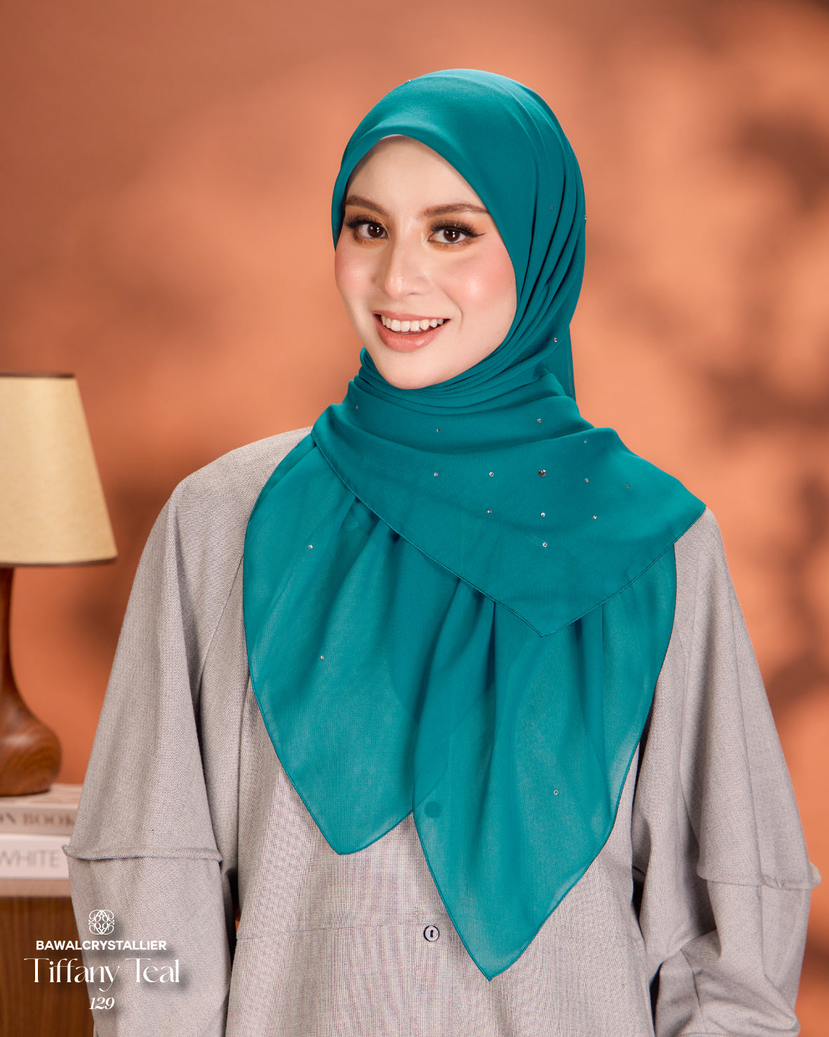 CRYSTALLIER BATU TABUR TIFFANY TEAL (129)