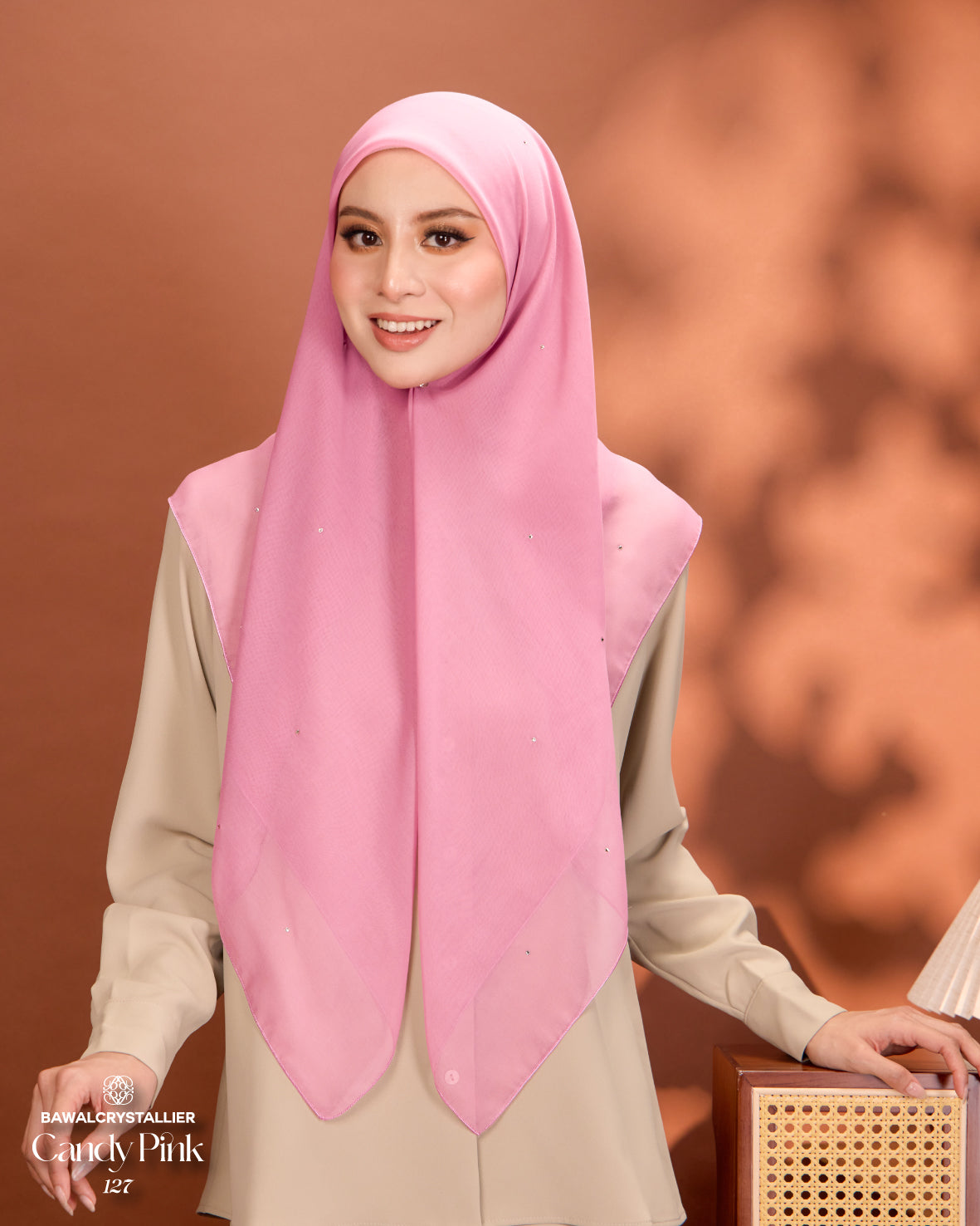 CRYSTALLIER BATU TABUR CANDY PINK (127)