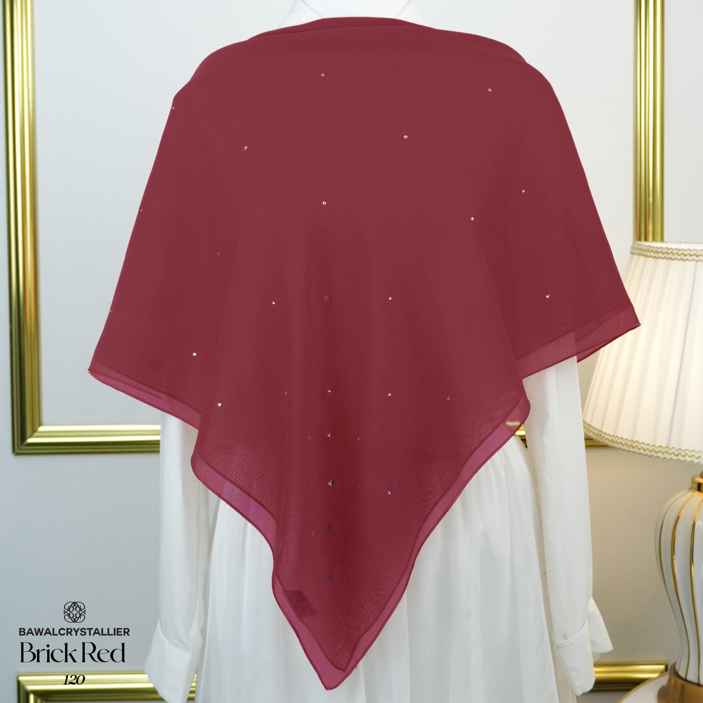 CRYSTALLIER BATU TABUR BRICK RED (120)