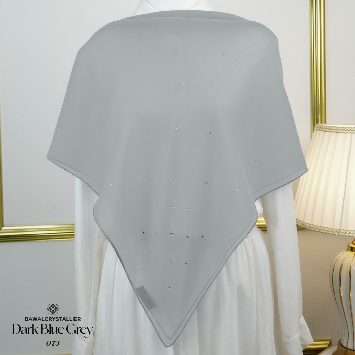 CRYSTALLIER STARDUST ESSENTIAL DARK BLUE GREY (073)