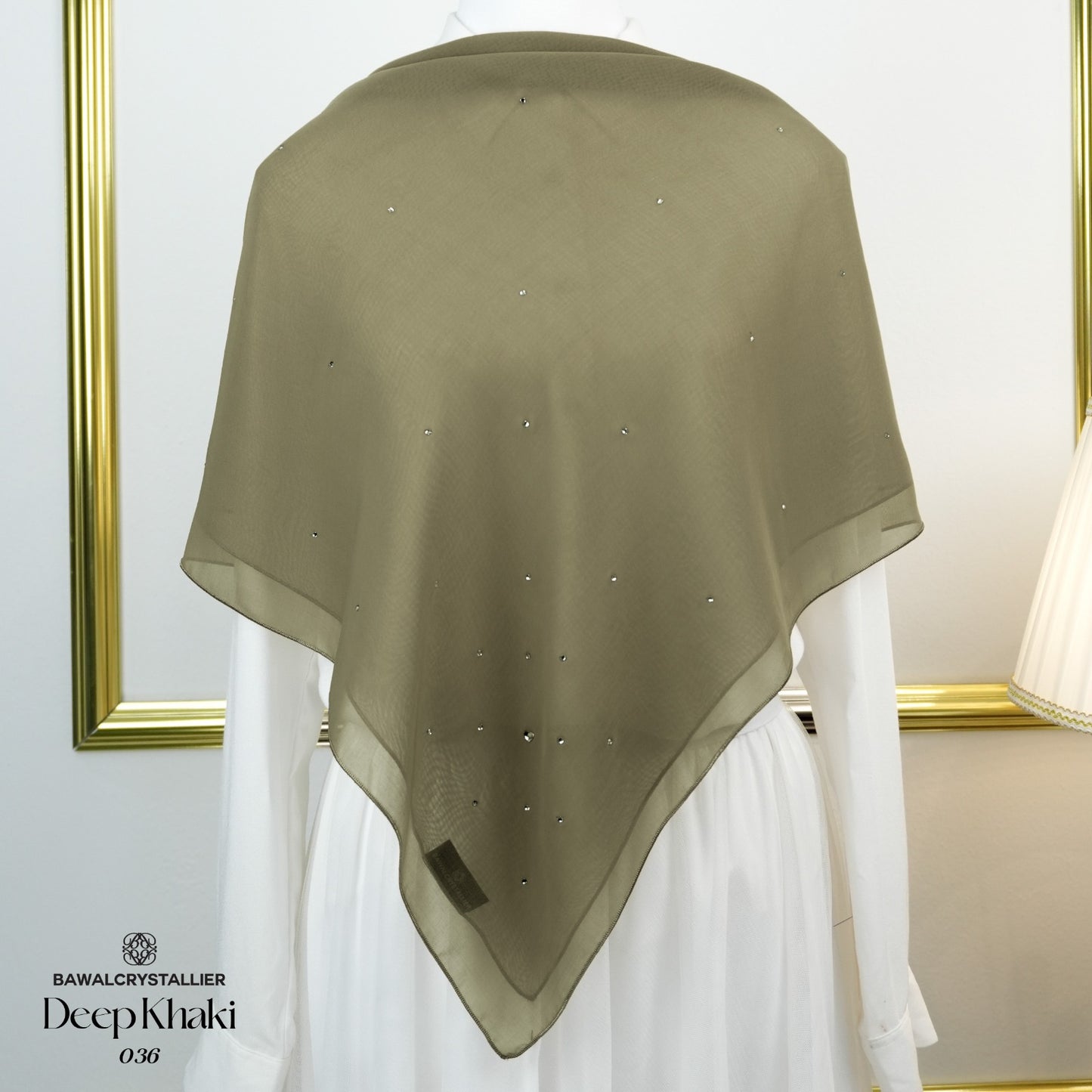 CRYSTALLIER STARDUST ESSENTIAL DEEP KHAKI (036)