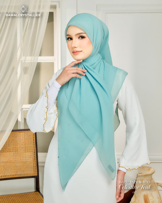 CRYSTALLIER BATU TABUR BIDANG 50 CELESTINE TEAL (07)