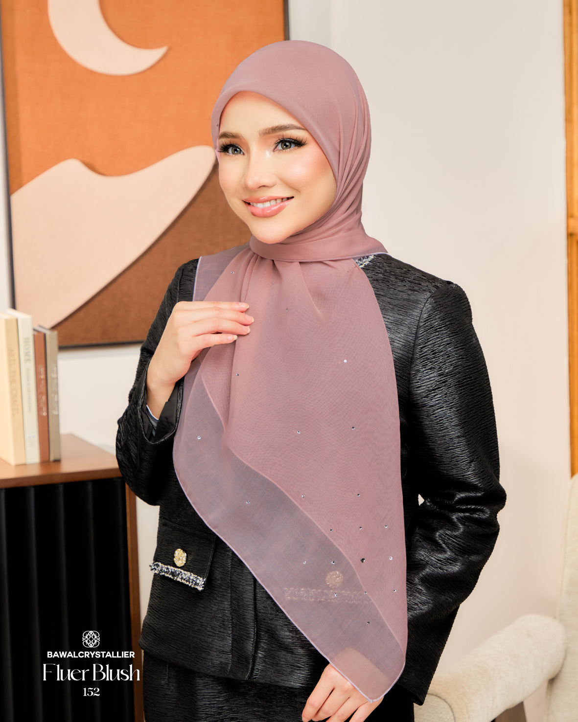CRYSTALLIER BATU TABUR FLEUR BLUSH (152)