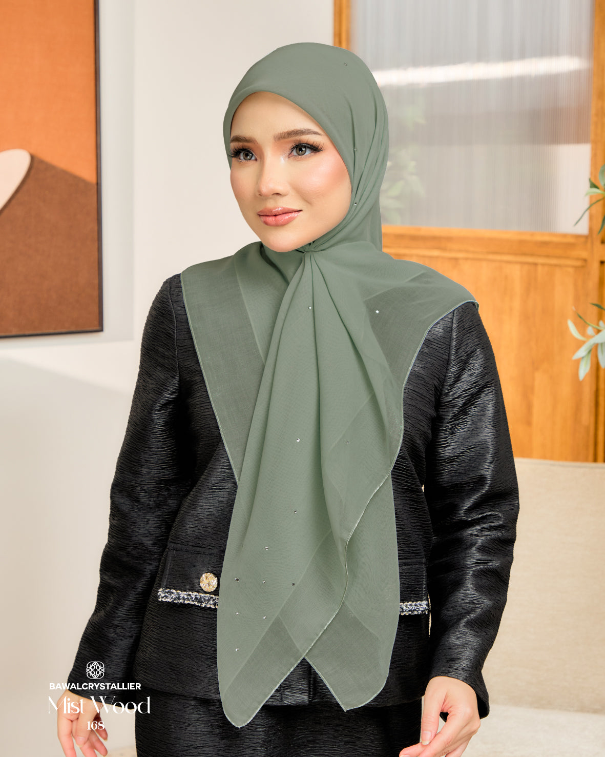 CRYSTALLIER BATU TABUR MIST WOOD (168)