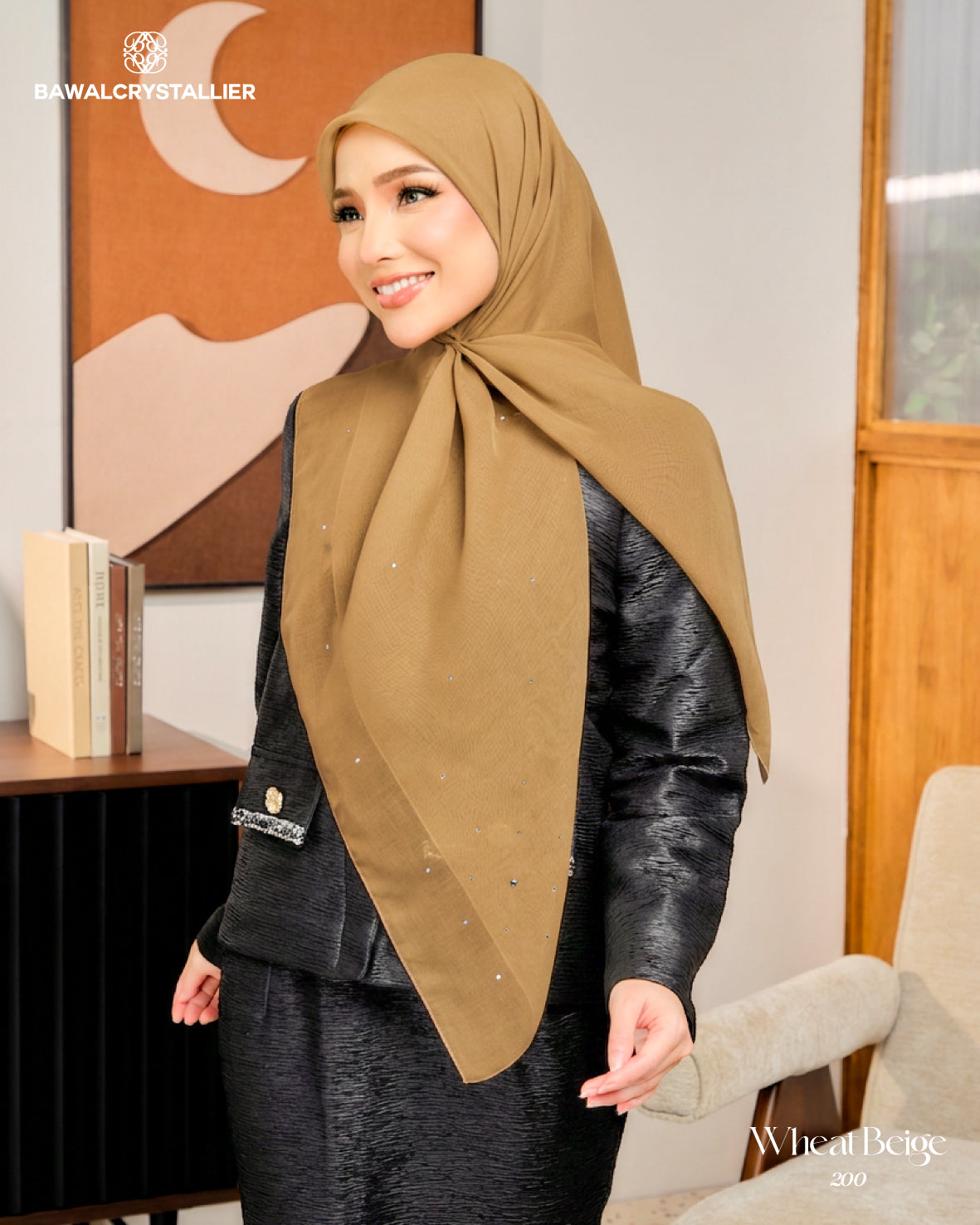 CRYSTALLIER BATU TABUR WHEAT BEIGE (200)