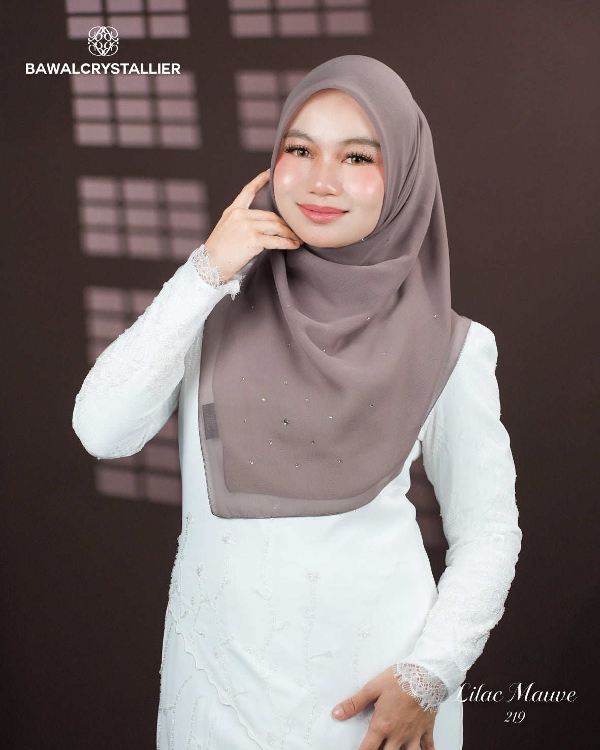 CRYSTALLIER BATU TABUR LILAC MAUVE (219)