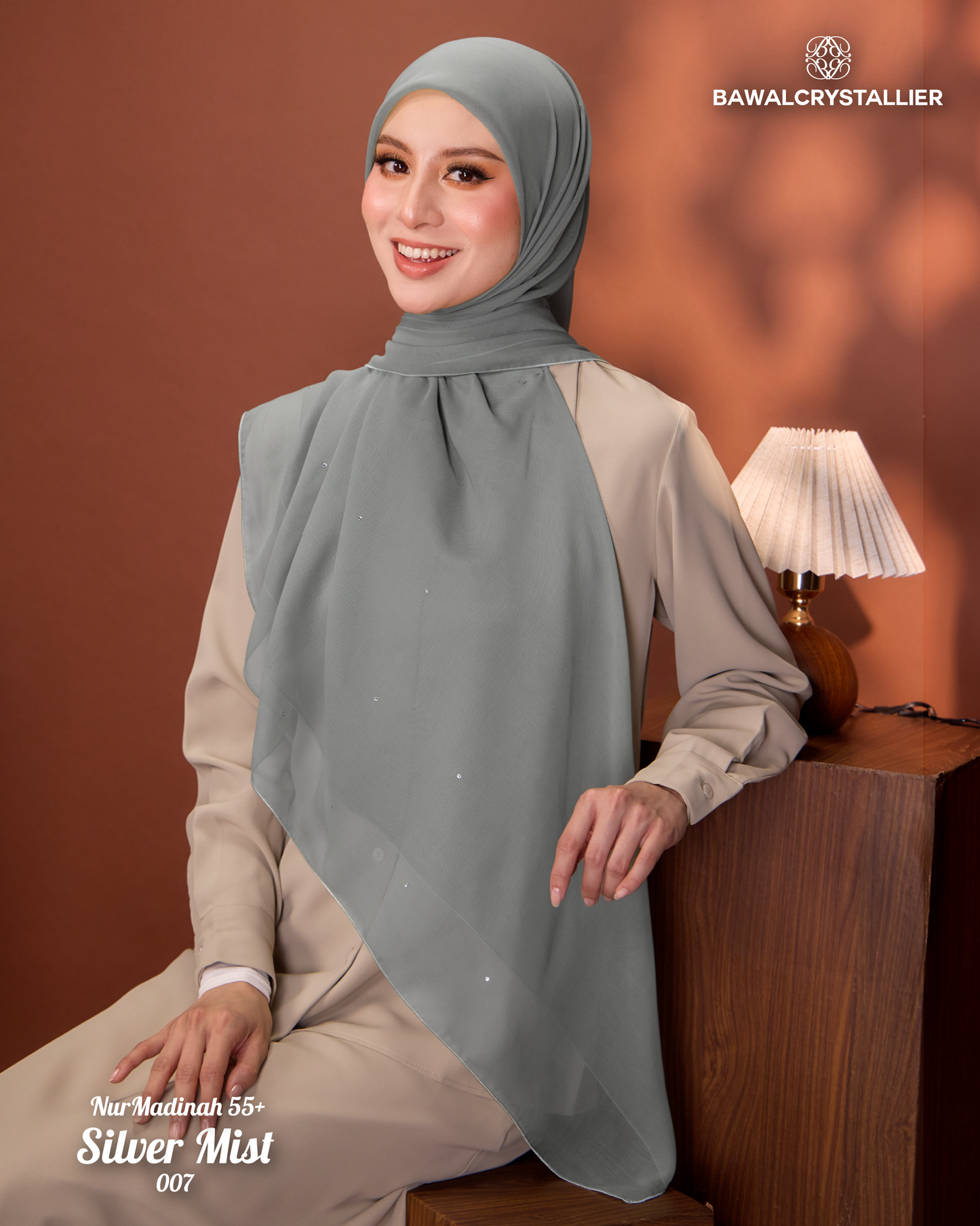 CRYSTALLIER NUR MADINAH SILVER MIST 007