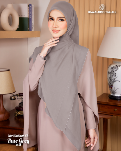 CRYSTALLIER NUR MADINAH ROSE GREY 020