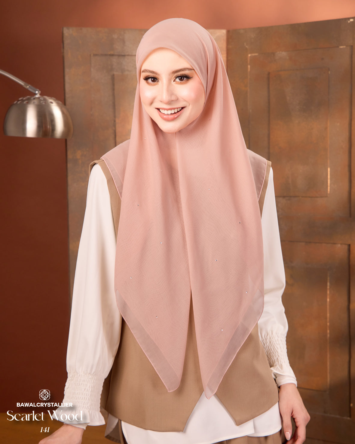 CRYSTALLIER BATU TABUR SCARLET WOOD (141)