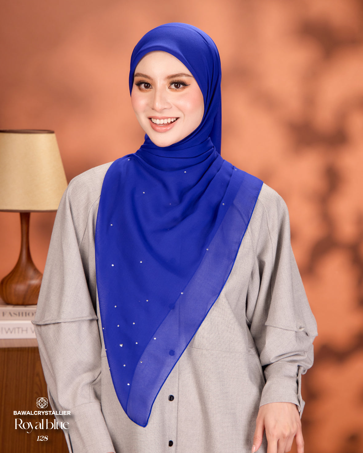 CRYSTALLIER BATU TABUR ROYAL BLUE (128)