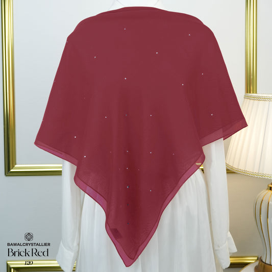 CRYSTALLIER BATU TABUR BRICK RED (120)