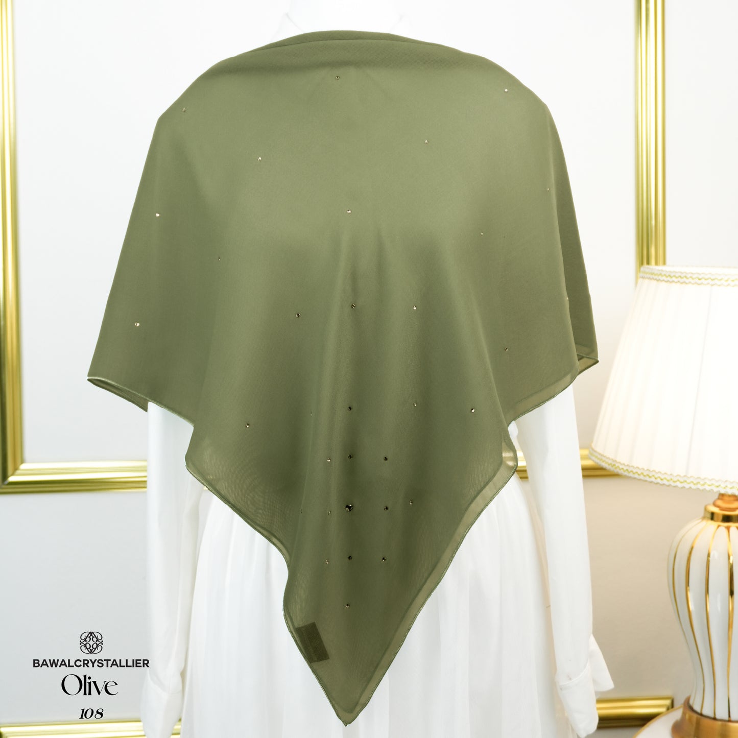CRYSTALLIER BATU TABUR OLIVE (108)