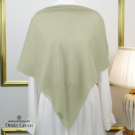 CRYSTALLIER STARDUST ESSENTIAL DUSKY GREEN (074)